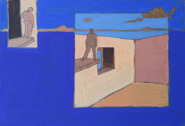 Plateforme II - 21x30 - tempera